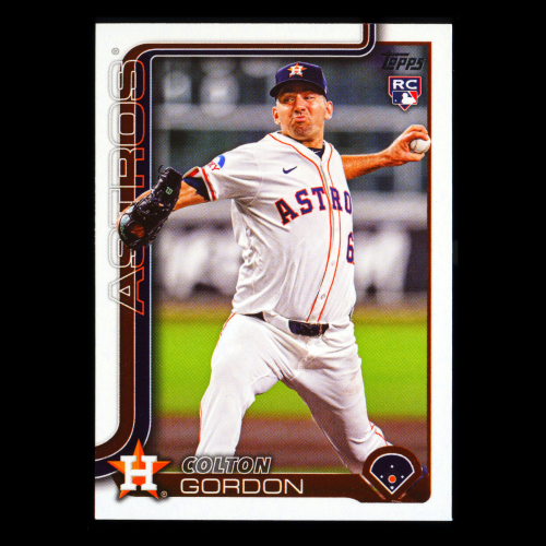 Colton Gordon RC 2025 Topps Update Rookie Astros