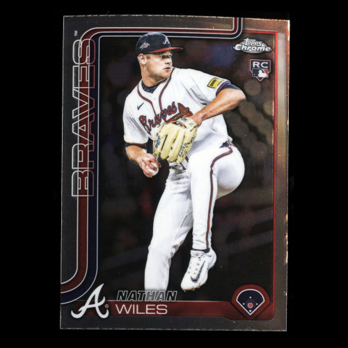 Nathan Wiles RC 2025 Topps Chrome Update Rookie Braves