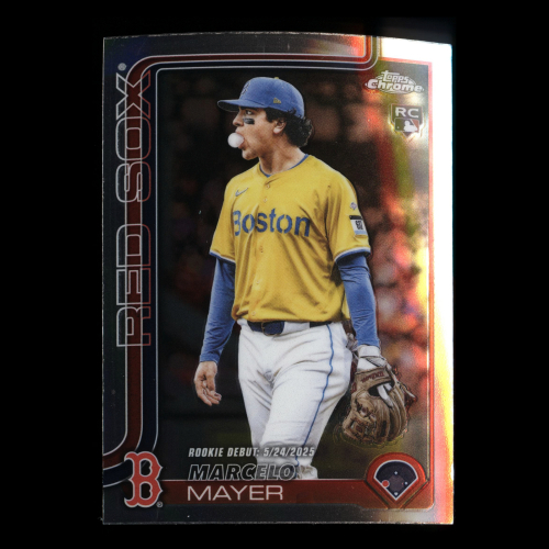 Marcelo Mayer RC 2025 Topps Chrome Update Rookie Red Sox