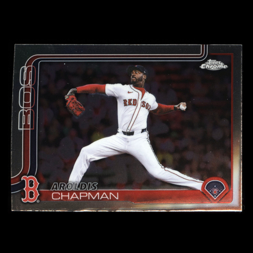 Aroldis Chapman 2025 Topps Chrome Update Red Sox