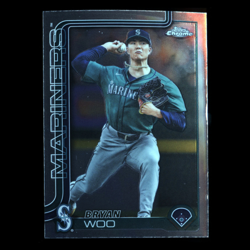 Bryan Woo 2025 Topps Chrome Update Mariners