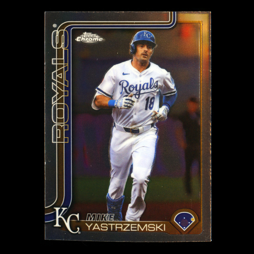Mike Yastrzemski 2025 Topps Chrome Update Royals