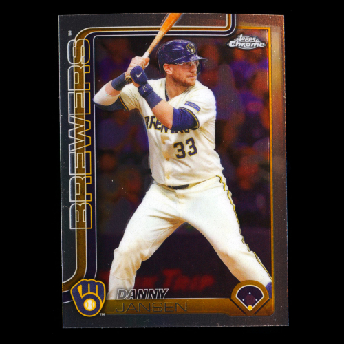 Danny Jansen 2025 Topps Chrome Update Brewers