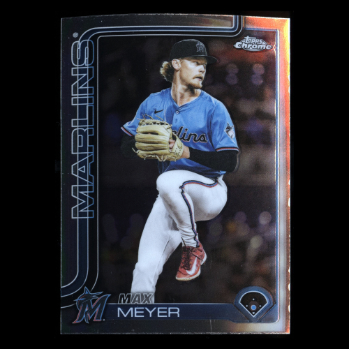 Max Meyer 2025 Topps Chrome Update Marlins