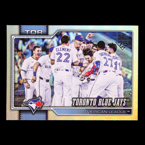 Toronto Blue Jays 2026 Topps Team Card Rainbow Foil Blue Jays