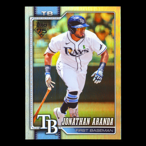 Jonathan Aranda 2026 Topps Rainbow Foil Rays
