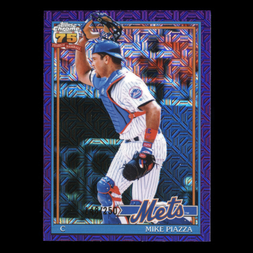 Mike Piazza 2026 Topps '91 Topps Silver Pack Chrome Purple Mets 148/250