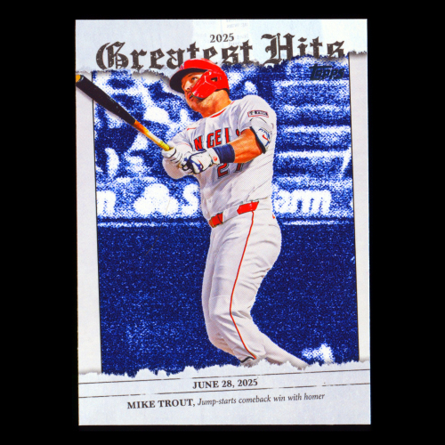 Mike Trout 2026 Topps '25 Greatest Hits Angels