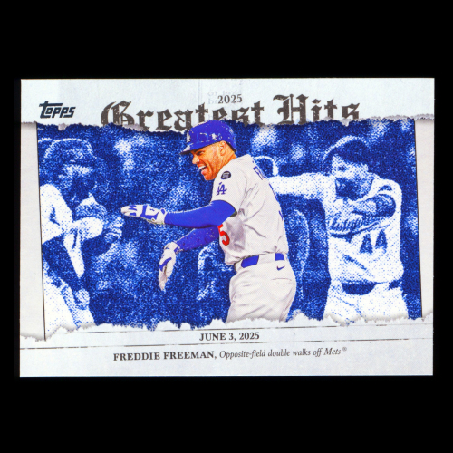 Freddie Freeman 2026 Topps '25 Greatest Hits Dodgers