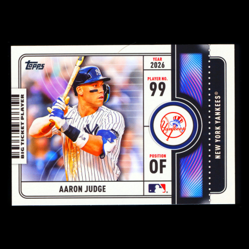 Aaron Judge 2026 Topps Big Ticket Players Yankees