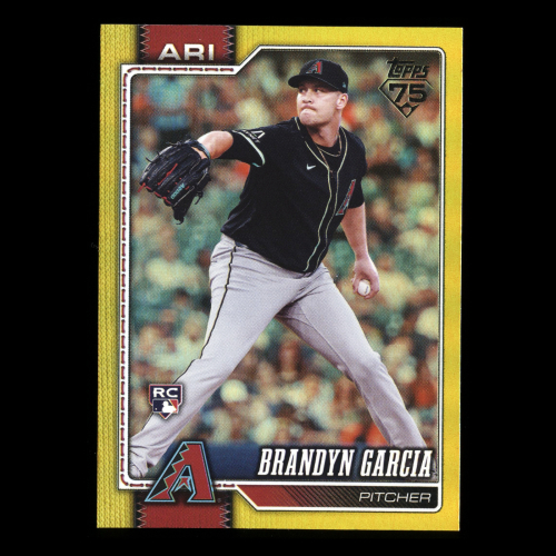 Brandyn Garcia RC 2026 Topps Yellow Rainbow Foil Rookie Diamondbacks 297/399