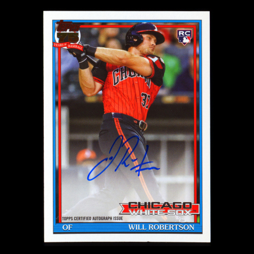 Will Robertson RC 2026 Topps '91 Topps Autographs Rookie White Sox