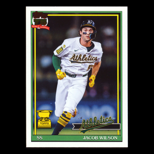 Jacob Wilson 2026 Topps '91 Topps All-Star Rookie Athletics