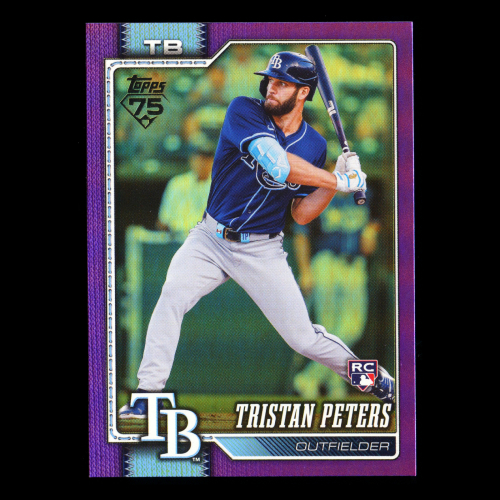 Tristan Peters RC 2026 Topps Purple Rainbow Foil Rookie Rays 064/250
