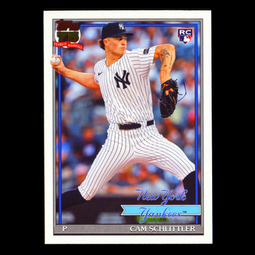 Cam Schlittler RC 2026 Topps '91 Topps Rookie Yankees