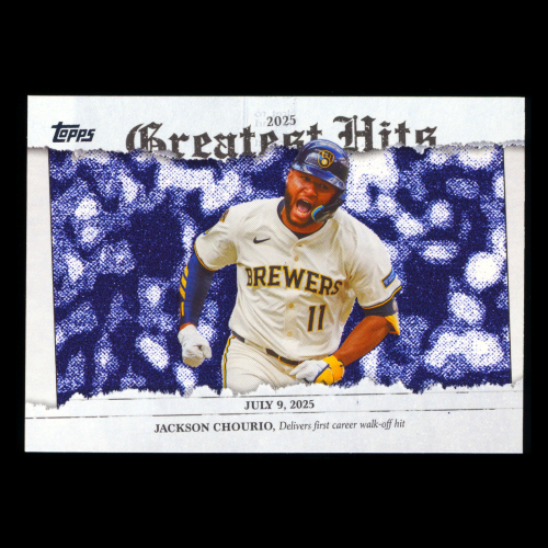 Jackson Chourio 2026 Topps '25 Greatest Hits Brewers