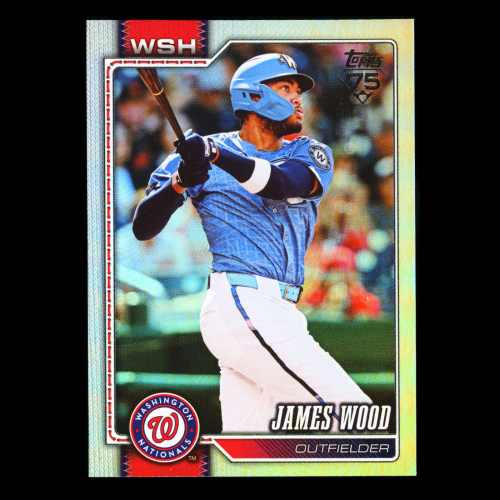 James Wood 2026 Topps Rainbow Foil Nationals