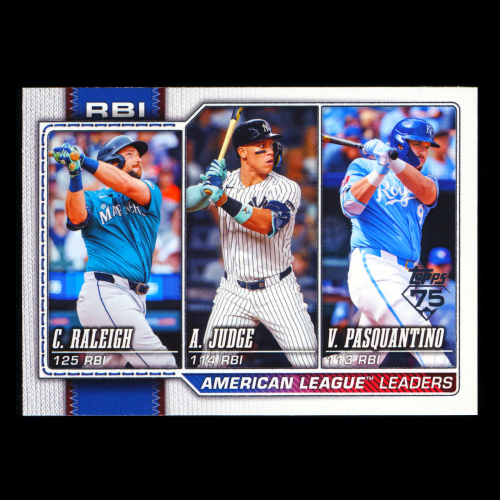 Pasquantino - Raleigh - Judge 2026 Topps Leaders Royals - Mariners - Yankees