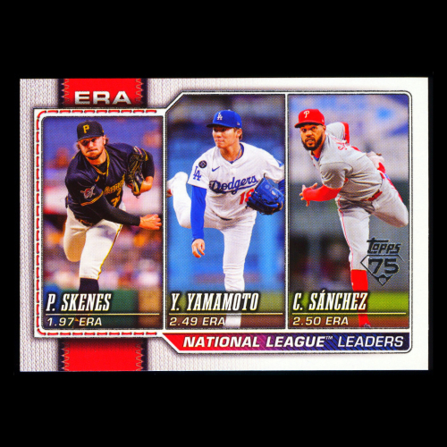 Yamamoto - Skenes - Snchez 2026 Topps Leaders Dodgers - Pirates - Phillies