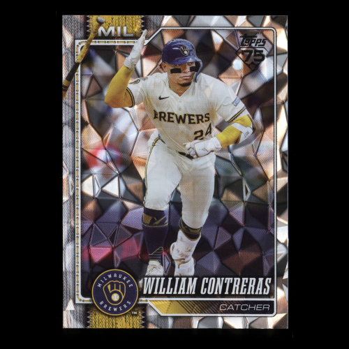 William Contreras 2026 Topps Diamante Foil Brewers