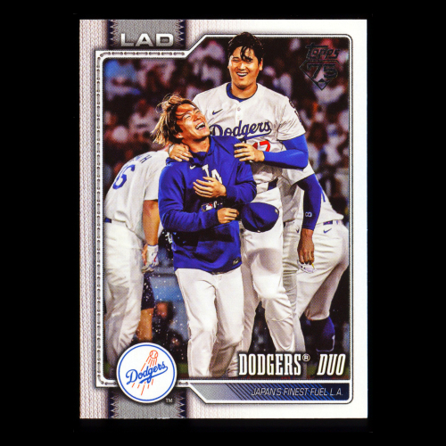 Shohei Ohtani 2026 Topps Combo Card Dodgers