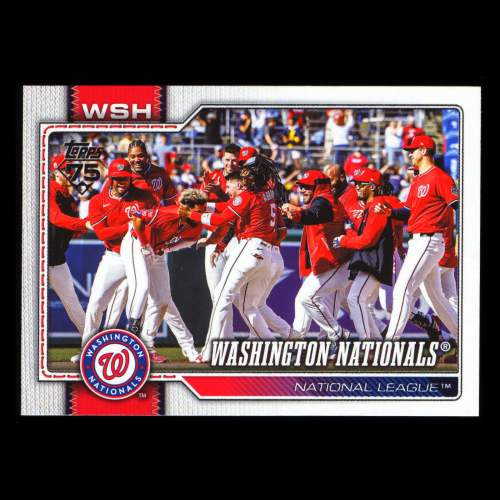 Washington Nationals 2026 Topps Team Card Nationals