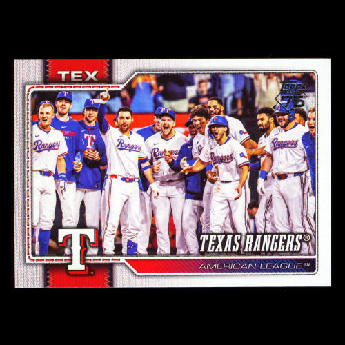 Texas Rangers 2026 Topps Team Card Rangers