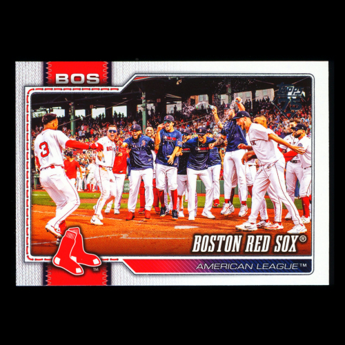 Boston Red Sox 2026 Topps Team Card Red Sox