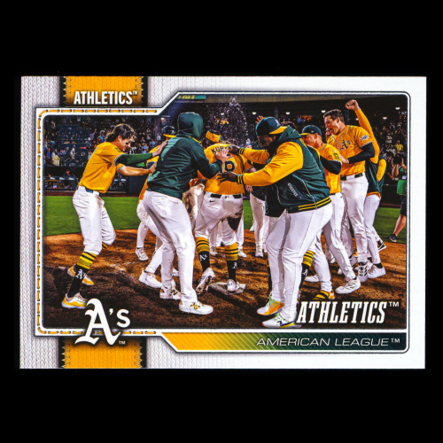 Athletics 2026 Topps Team Card Athletics