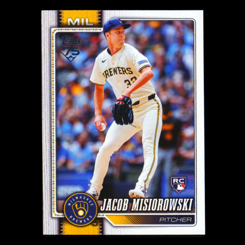 Jacob Misiorowski RC 2026 Topps Rookie Brewers