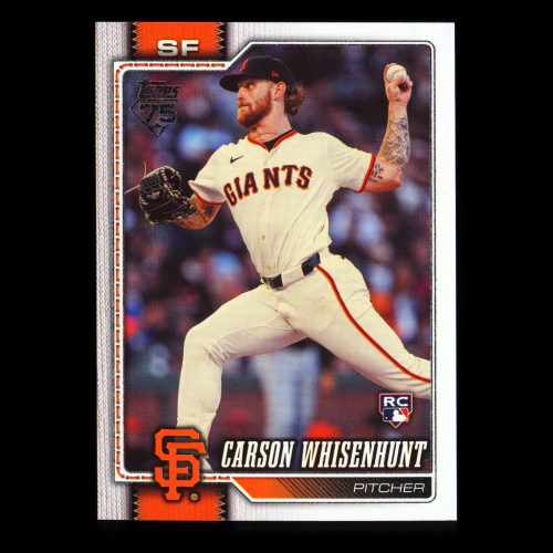 Carson Whisenhunt RC 2026 Topps Rookie Giants