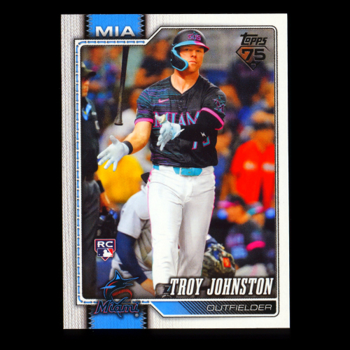 Troy Johnston RC 2026 Topps Rookie Marlins