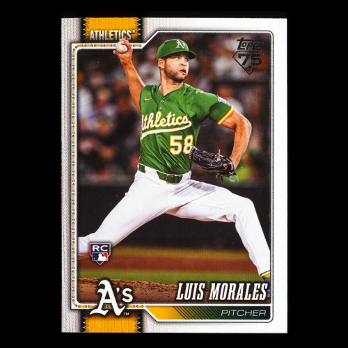 Luis Morales RC 2026 Topps Rookie Athletics