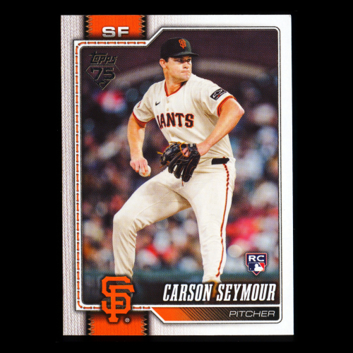 Carson Seymour RC 2026 Topps Rookie Giants