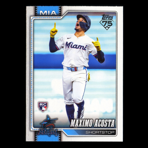 Maximo Acosta RC 2026 Topps Rookie Marlins