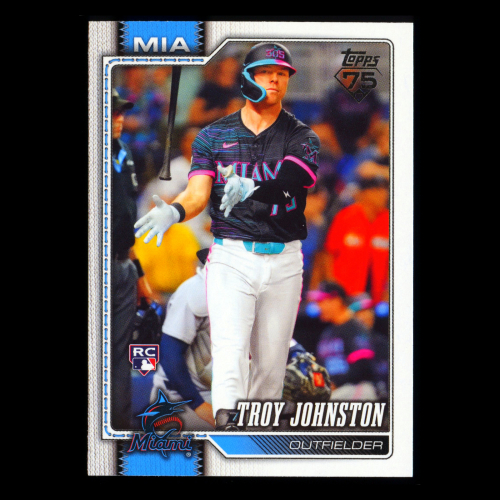Troy Johnston RC 2026 Topps Rookie Marlins