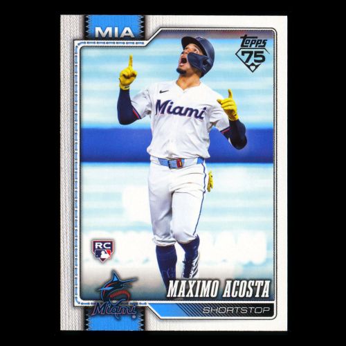 Maximo Acosta RC 2026 Topps Rookie Marlins