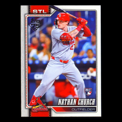 Nathan Church RC 2026 Topps Rookie Cardinals