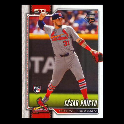 Csar Prieto RC 2026 Topps Rookie Cardinals