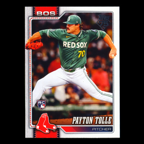 Payton Tolle RC 2026 Topps Rookie Red Sox