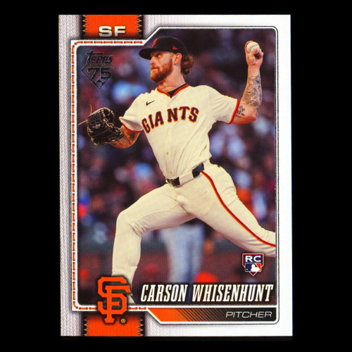 Carson Whisenhunt RC 2026 Topps Rookie Giants