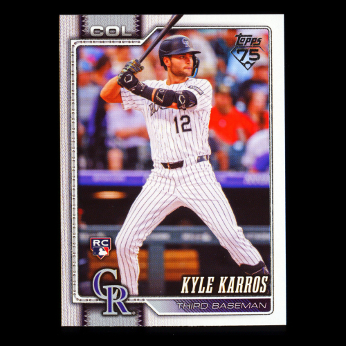 Kyle Karros RC 2026 Topps Rookie Rockies