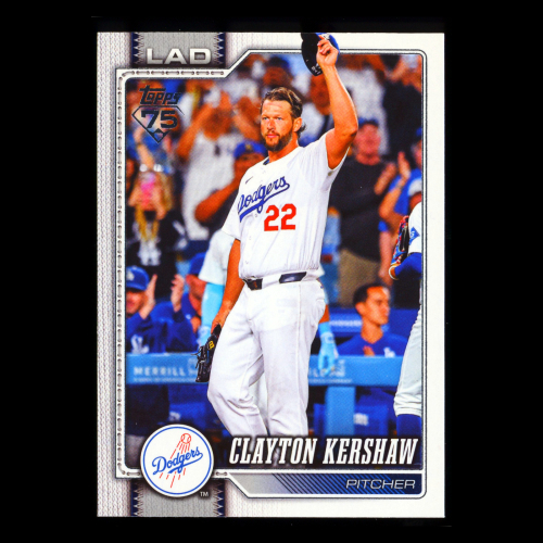 Clayton Kershaw 2026 Topps Dodgers