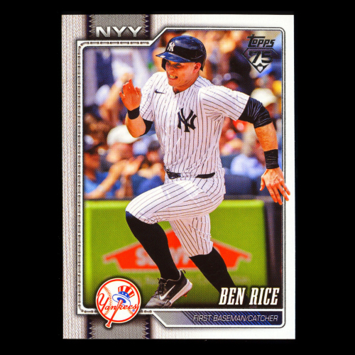 Ben Rice 2026 Topps Yankees