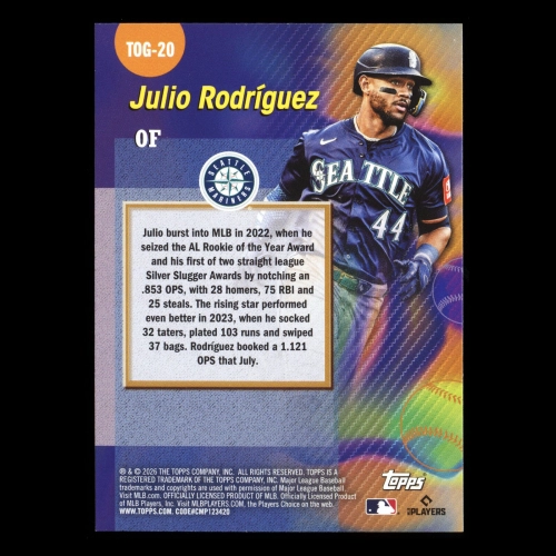 Julio Rodriguez 2026 Topps Titans of The Game Mariners