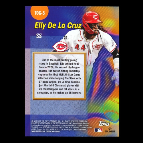 Elly De La Cruz 2026 Topps Titans of The Game Reds