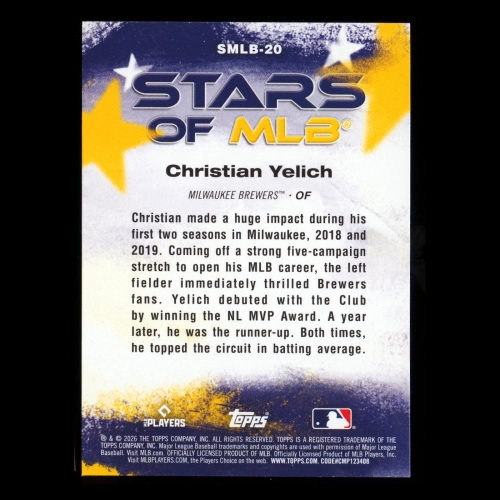 Christian Yelich 2026 Topps Stars of MLB Brewers