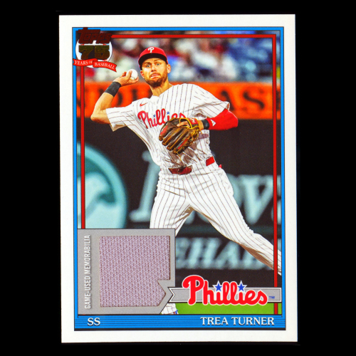 Trea Turner 2026 Topps '91 Topps Relics Phillies