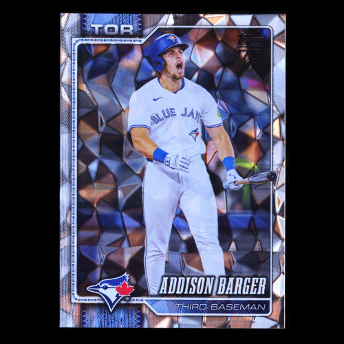 Addison Barger 2026 Topps Diamante Foil Blue Jays