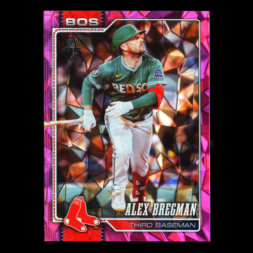 Alex Bregman 2026 Topps Pink Diamante Foil Red Sox